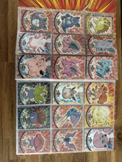 Pokemon 1999 Topps TV Series 1 Complete (90/90) Collection in Original Binder - Image 5