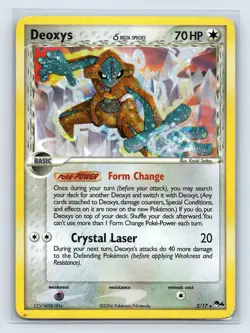 Deoxys (Delta Species) 2/17 Holo Rare POP Series 4 Pokemon Card - Image 1