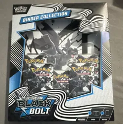 Pokemon TCG Scarlet & Violet—Black Bolt Binder Collection Box English Booster - Image 1