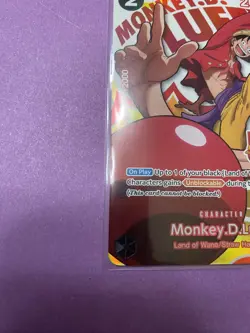 Monkey D. Luffy OP16-095 Round1 One Piece Promo English M - Image 4