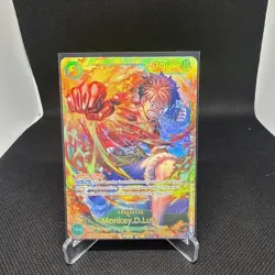 One Piece Card Game CCG TCG Monkey D. Luffy OP13-118 SEC Pack Fresh English - Image 1