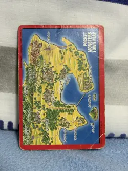 Blastoise No.156 Carddass Non-Holo Town Map Japanese Pokemon Card Blue HP Bandai - Image 2