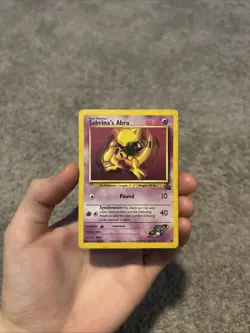 Pokemon TCG Sabrina's Abra #19 Wizards Black Star Promo Card - Image 1