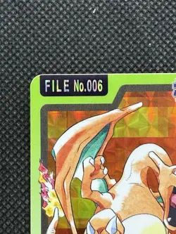 Pokemon Charizard Carddass Holo No. 006 Pocket Monsters 1997 Japanese card - Image 2