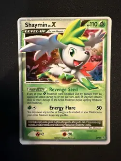 Shaymin LV.X DP39 Diamond and Pearl Holo Promo Card Pokemon TCG - Image 2