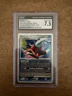 Pokemon Darkrai LV.X DP19 Diamond and Pearl Black Star Promo Holo - CGC 7.5 - Image 1