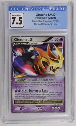 Giratina LV.X DP38 English Black Star Promos Holo Pokemon Card CGC 7.5 Old Label - Image 1