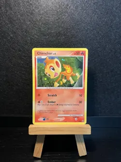 Pokemon - Chimchar - DP02 - Diamond and Pearl Black Star Promo - Cosmos Holo LP - Image 1