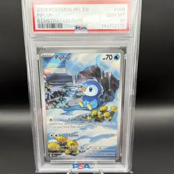 Pokemon TCG Piplup Illustration Rare Holo Me02 098/094 English 2025 PSA 10 - Image 1