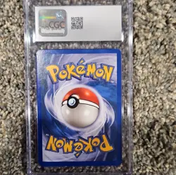 Pokemon TCG Entei 10/147 Aquapolis Reverse Holo Rare English 2003 CGC 10 Pop 7 - Image 2