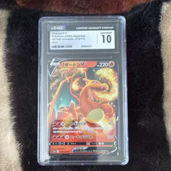 CGC 10 Charizard V 013/172 VSTAR Universe Japanese 2022 Holo Pokemon TCG - Image 1