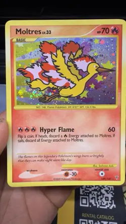 Moltres LV.33 Supreme Victors Holo Pokemon TCG Card 149/147 Secret Rare NM-/VLP - Image 1