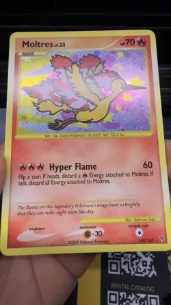 Moltres LV.33 Supreme Victors Holo Pokemon TCG Card 149/147 Secret Rare NM-/VLP - Image 3