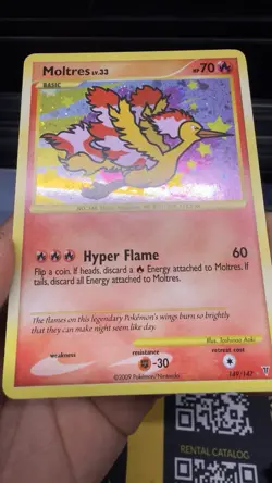 Moltres LV.33 Supreme Victors Holo Pokemon TCG Card 149/147 Secret Rare NM-/VLP - Image 4