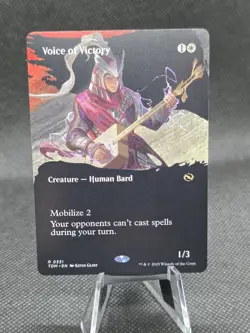 MTG - Voice Of Victory (Borderless) - Tarkir: Dragonstorm - Image 1