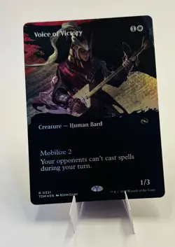 Voice of Victory Borderless Foil Tarkir Dragonstorm NM MTG - Image 1