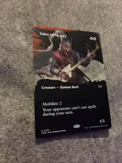 Voice of Victory (Borderless) Magic The Gathering (mtg) Tarkir Dragonstorm - Image 2