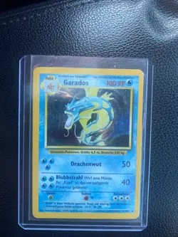 German Pokemon TCG Garados Gyarados 6/102 Base Set Holo Rare LP-MP - Image 1