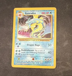 Pokemon Gyarados Base Set Holo 6/102 MP - Image 1