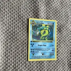 Pokemon TCG Gyarados Holo Rare Shadowless 1999 Base Set 1st Edition 6/102 - Image 3