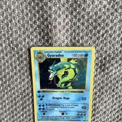 Pokemon TCG Gyarados Holo Rare Shadowless 1999 Base Set 1st Edition 6/102 - Image 4
