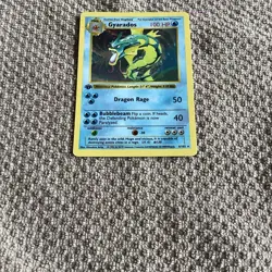 Pokemon TCG Gyarados Holo Rare Shadowless 1999 Base Set 1st Edition 6/102 - Image 5