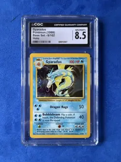 CGC 8.5 Gyarados Pokemon TCG 6/102 Base Set Holo Rare 1999 WotC English - Image 1
