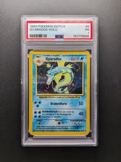 1999 Pokemon GYARADOS - 6/102 - Holo - Base Set NL - PSA 1 - Image 1
