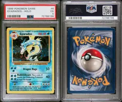 Pokemon 1999 Gyarados 6/102 Base Set Holo Rare English PSA 5 Graded - Image 3