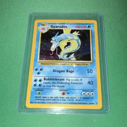 Pokemon Gyarados 6/102 Holo Base Set Rare - Image 1