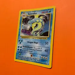 Gyarados Holo Rare MP 6/102 Base Set Pokemon Card 006/102 Vintage WOTC - Image 3