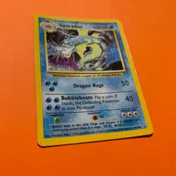 Gyarados Holo Rare MP 6/102 Base Set Pokemon Card 006/102 Vintage WOTC - Image 5