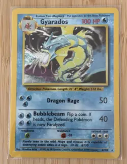 Gyarados 6/102 Pokemon Base Set Unlimited Holo Rare - Image 1