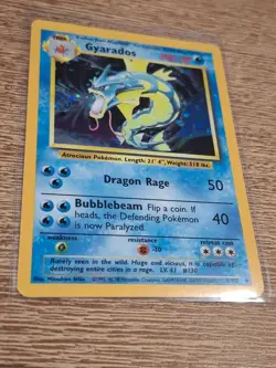 Pokemon TCG Gyarados Base Set 6/102 Holo Unlimited Holo Rare LP- NM - Image 4