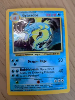 Pokemon TCG Gyarados Base Set 6/102 Holo - Image 1