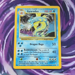 The Pokemon Company Gyarados 6/102 Base Set Holo Rare Unlimited Eng 100HP 1999 - Image 1