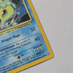 Pokemon TCG Gyarados Holo Card Base Set 6/102 - Image 2