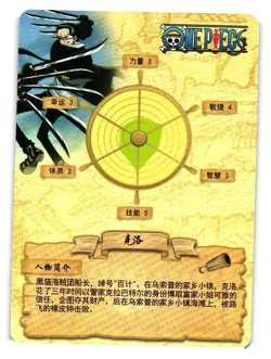 Kuro R One Piece Anime TCG CCG Anime Card - Image 2