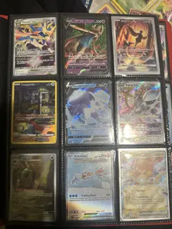 Pokemon Card Lot - Binder Collection lot 144 Cards Ex v VSTAR VMAX GX FULL ARTS - Image 1