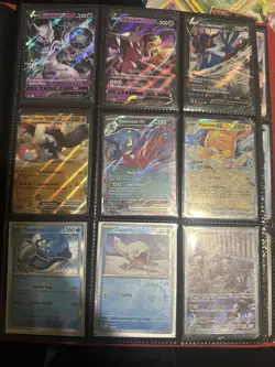 Pokemon Card Lot - Binder Collection lot 144 Cards Ex v VSTAR VMAX GX FULL ARTS - Image 3