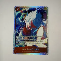 One Piece Card Game Monkey D. Luffy ST31-004 Alt Art Foil x4 - Image 3