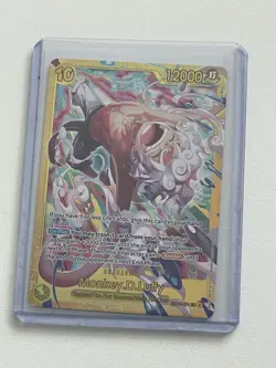 Bandai One Piece Card Game Monkey D. Luffy EB04-061 SEC Alt Art Character (EN) - Image 1