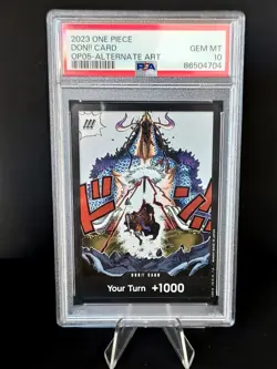 PSA 10 DON!! Card Alternate Art 2023 One Piece OP05 Awakening Of A New Era - Image 1