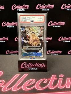 2025 One Piece OP13 EN OP11-058 Monkey D. Luffy Treasure Rare PSA 10 - Image 1