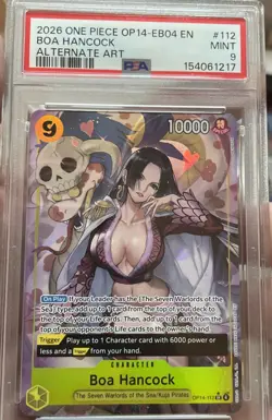 One Piece En Boa Hancock Alternate Art EB04 OP14-112 PSA 10 Gem Mint - Image 1