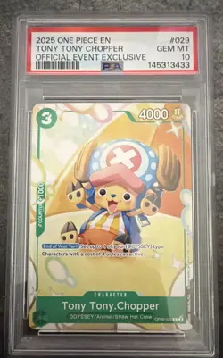 Tony Tony.Chopper (Convention Promo 2025) OP09-029 One Piece Promotion Cards... - Image 1