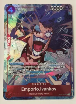 • Emporio.Ivankov • OP05-004 Alt Art Holo Premium Card Collection One Piece TCG - Image 1