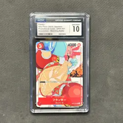 Franky - 2023 One Piece Card Game JPN. Promotional Cards OP01-021 UC CGC 10 - Image 1