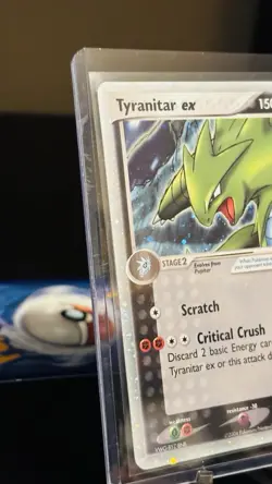 Pokemon TCG Tyranitar EX 17/17 Pop Series 1 Ultra Rare Holo Card #17/17 - Image 3