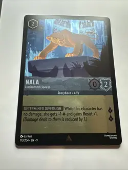 Nala - Undaunted Lioness 173/204 Fabled Cold Foil Disney Lorcana Card NM - Image 3